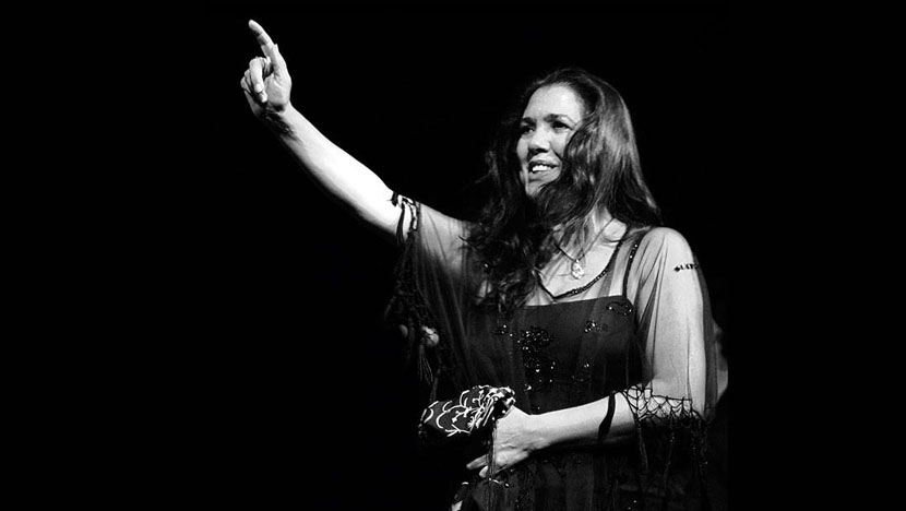 Lole Montoya en la Gran Vía